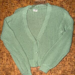 Cotton On Mint Green Knit Cardigan
